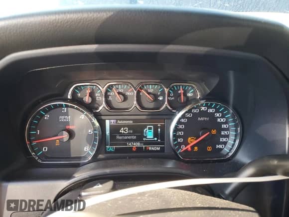 2016 Chevrolet Silverado 1500 LT with VIN 3GCUKREC1GG105039, listed as a Copart auction lot 66371575 with 147,408 mi miles and Salvage title. Bid and sale history available at DreamBid. Image 9.