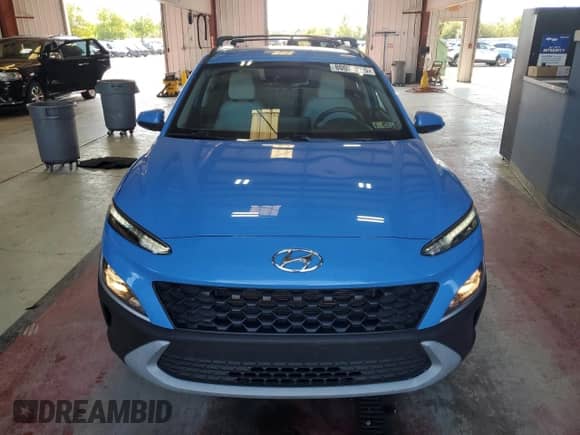 2022 Hyundai Kona SEL с VIN KM8K6CAB1NU838557, выставлен на аукционе Copart как лот 80029575 с пробегом 39 413 миль миль и Списание • Salvage title. История ставок и продаж доступна на DreamBid. Изображение 5.