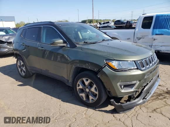 2019 Jeep Compass Limited с VIN 3C4NJDCB4KT791985, выставлен на аукционе Copart как лот 80882565 с пробегом 57 862 миль миль и Чистый • Clean title. История ставок и продаж доступна на DreamBid. Изображение 4.