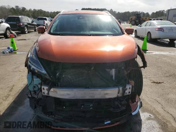 2021 Nissan Murano Platinum with VIN 5N1AZ2DJXMC114631, listed as a Copart auction lot 42733015 with 63,953 mi miles and Salvage title. Bid and sale history available at DreamBid. Image 5.