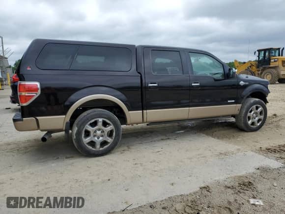 2013 Ford F-150 Lariat with VIN 1FTFW1ET6DKE70691, listed as a Copart auction lot 59395365 with 225,575 mi miles and Salvage title. Bid and sale history available at DreamBid. Image 3.