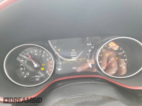 2019 Jeep Compass Trailhawk z VIN 3C4NJDDBXKT780200, wystawiony jako Copart lot #84975535 z przebiegiem 43 811 mil mil oraz Czysty tytuł • Clean title. Historia ofert i sprzedaży dostępna na DreamBid. Obrazek 9.