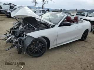 2022 BMW 4 Series 430i with VIN WBA23AT03NCJ90980, listed as a Copart auction lot 47324505 with Not provided miles and Salvage title. Bid and sale history available at DreamBid. Image 1.