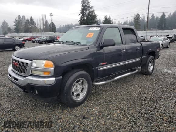 2006 GMC Sierra 1500 SLT z VIN 2GTEK13N061279895, wystawiony jako Copart lot #87251354 z przebiegiem 210 460 mil mil oraz Szkoda całkowita • Salvage title. Historia ofert i sprzedaży dostępna na DreamBid. Obrazek 1.