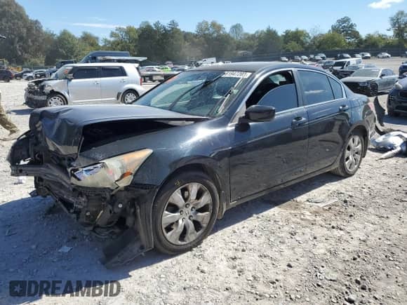 2010 Honda Accord EX with VIN 1HGCP2F75AA021819, listed as a Copart auction lot 81947205 with 266,123 mi miles and Salvage title. Bid and sale history available at DreamBid. Image 1.