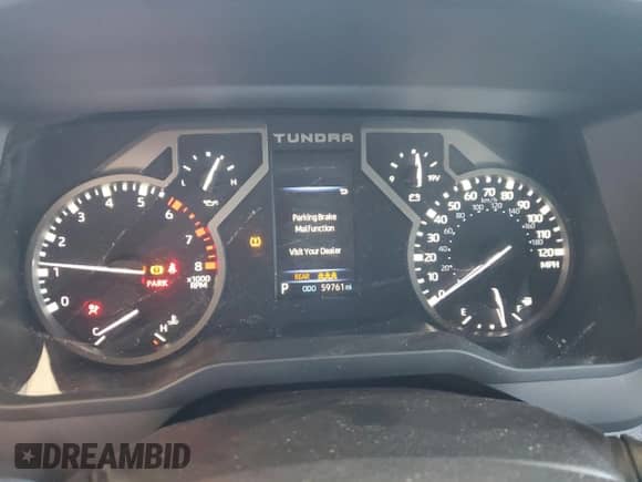 2023 Toyota Tundra SR5 with VIN 5TFLA5DA7PX129459, listed as a Copart auction lot 67829615 with 59,761 mi miles and Salvage title. Bid and sale history available at DreamBid. Image 9.