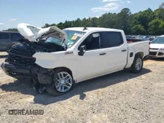 2024 Chevrolet Silverado 1500 Work Truck with VIN 2GCUDAED1R1145377, listed as a Copart auction lot 56845265 with Not provided miles and Salvage title. Bid and sale history available at DreamBid. Image 1.