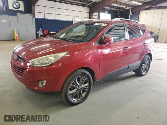2015 Hyundai Tucson SE z VIN KM8JUCAG6FU974956, wystawiony jako Copart lot #69148475 z przebiegiem 99 898 mil mil oraz Czysty tytuł • Clean title. Historia ofert i sprzedaży dostępna na DreamBid. Obrazek 1.