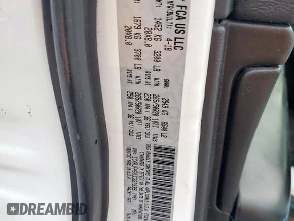 2018 Jeep Grand Cherokee Laredo with VIN 1C4RJFAG0JC391539, listed as a Copart auction lot 59133275 with 230,320 mi miles and Clean title. Bid and sale history available at DreamBid. Image 13.