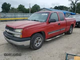 2004 Chevrolet Silverado 1500 Work Truck with VIN 2GCEC19V341155931, listed as a Copart auction lot 59972095 with 174,806 mi miles and Salvage title. Bid and sale history available at DreamBid. Image 1.