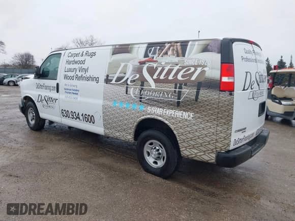 2016 Chevrolet Express Cargo with VIN 1GCWGBFF8G1135759, listed as a IAAI auction lot 41452031 with 96,893 mi miles and . Bid and sale history available at DreamBid. Image 3.
