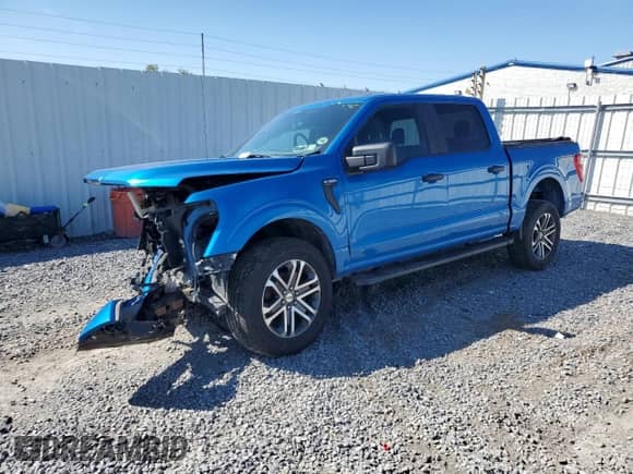 2021 Ford F-150 XL с VIN 1FTEW1EP4MKD29682, выставлен на аукционе Copart как лот 81937305 с пробегом 54 856 миль миль и Списание • Salvage title. История ставок и продаж доступна на DreamBid. Изображение 1.