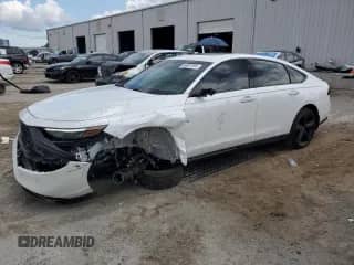 2023 Honda Accord Sport-L with VIN 1HGCY2F74PA045051, listed as a Copart auction lot 69801305 with 20,408 mi miles and Salvage title. Bid and sale history available at DreamBid. Image 1.