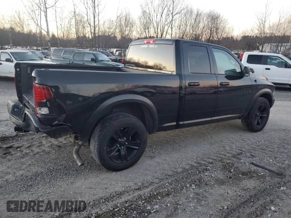 2023 Ram 1500 Warlock with VIN 1C6RR7GG3PS523124, listed as a Copart auction lot 84060474 with 24,269 mi miles and Salvage title. Bid and sale history available at DreamBid. Image 3.