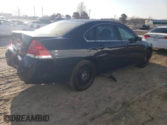 2010 Chevrolet Impala Police Police with VIN 2G1WD5EM1A1259652, listed as a Copart auction lot 42227965 with 128,396 mi miles and Salvage title. Bid and sale history available at DreamBid. Image 3.