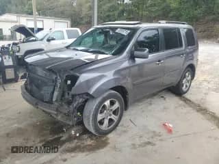 2014 Honda Pilot EX-L with VIN 5FNYF3H59EB006164, listed as a Copart auction lot 72018715 with 159,253 mi miles and Salvage title. Bid and sale history available at DreamBid. Image 1.