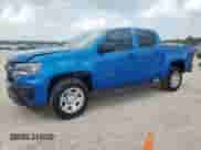 2022 Chevrolet Colorado 2WD Work Truck with VIN 1GCGSBEA0N1320488, listed as a Copart auction lot 60098305 with 65,119 mi miles and Salvage title. Bid and sale history available at DreamBid. Image 1.