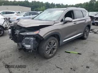 2019 Hyundai Santa Fe Ultimate с VIN 5NMS5CAA2KH054406, выставлен на аукционе Copart как лот 66805725 с пробегом 52 697 миль миль и Списание • Salvage title. История ставок и продаж доступна на DreamBid. Изображение 1.