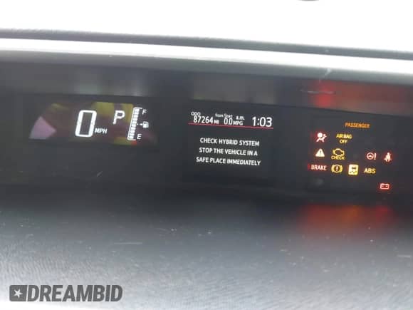 2015 Toyota Prius One z VIN JTDKDTB37F1098842, wystawiony jako IAAI lot #42599025 z przebiegiem 87 264 mil mil oraz . Historia ofert i sprzedaży dostępna na DreamBid. Obrazek 7.