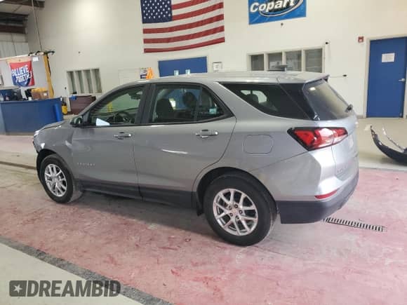 2024 Chevrolet Equinox LS with VIN 3GNAXSEG3RL336380, listed as a Copart auction lot 81123605 with 9,212 mi miles and Salvage title. Bid and sale history available at DreamBid. Image 2.