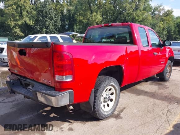 2011 GMC Sierra 1500 Work Truck with VIN 1GTR1TEX0BZ127390, listed as a IAAI auction lot 43054196 with 145,321 mi miles and . Bid and sale history available at DreamBid. Image 4.