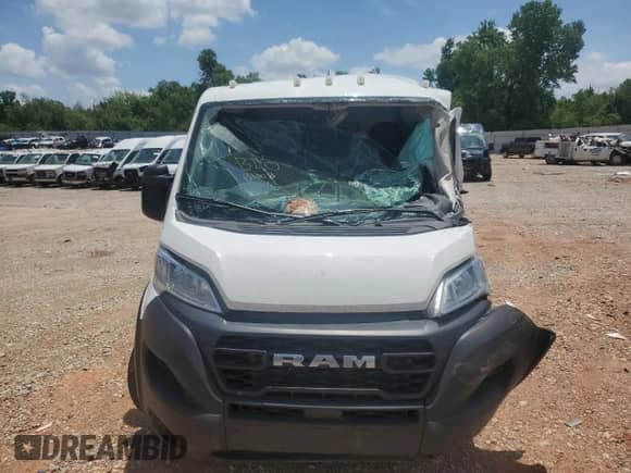 2024 Ram ProMaster Cargo Tradesman with VIN 3C6LRVAG0RE145207, listed as a Copart auction lot 61849365 with Not provided miles and Salvage title. Bid and sale history available at DreamBid. Image 5.