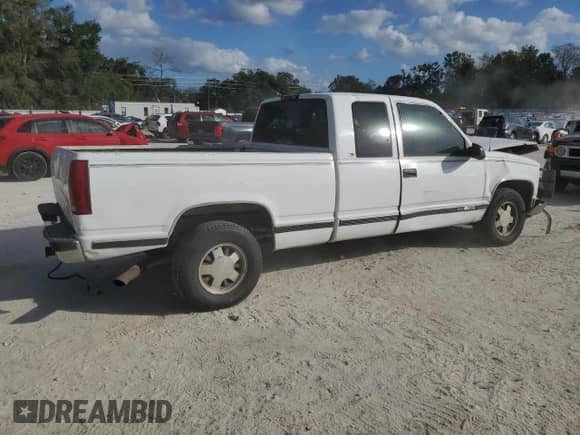 1998 GMC Sierra 1500 z VIN 1GTEC19M3WE518866, wystawiony jako Copart lot #80065654 z przebiegiem 462 621 mil mil oraz Szkoda całkowita • Salvage title. Historia ofert i sprzedaży dostępna na DreamBid. Obrazek 3.