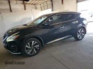 2015 Nissan Murano SL with VIN 5N1AZ2MH9FN253010, listed as a Copart auction lot 71617025 with 153,972 mi miles and Salvage title. Bid and sale history available at DreamBid. Image 1.
