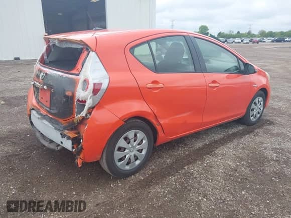 2013 Toyota Prius One with VIN JTDKDTB39D1040017, listed as a IAAI auction lot 42377900 with 96,844 mi miles and . Bid and sale history available at DreamBid. Image 4.