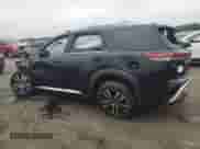 2024 Nissan Pathfinder Platinum with VIN 5N1DR3DJ1RC289604, listed as a Copart auction lot 69385915 with 7,455 mi miles and Salvage title. Bid and sale history available at DreamBid. Image 2.