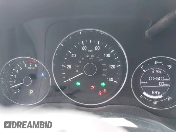 2022 Honda HR-V LX with VIN 3CZRU5H39NM716661, listed as a IAAI auction lot 42529727 with 13,600 mi miles and . Bid and sale history available at DreamBid. Image 7.