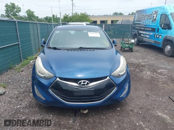 2014 Hyundai Elantra with VIN KMHDH6AH9EU025377, listed as a IAAI auction lot 42611915 with 116,920 mi miles and . Bid and sale history available at DreamBid. Image 13.