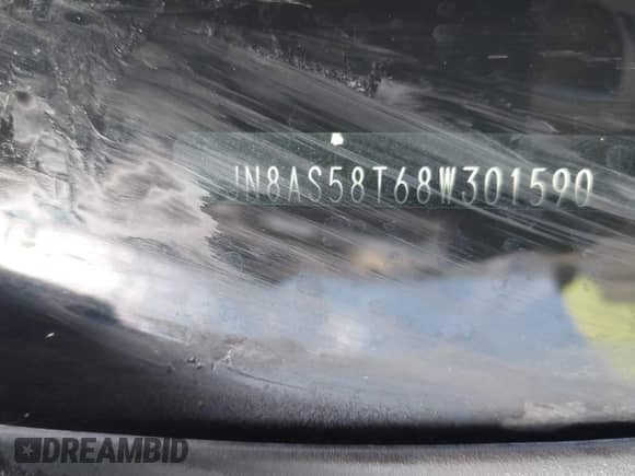 2008 Nissan Rogue S with VIN JN8AS58T68W301590, listed as a IAAI auction lot 43015305 with 124,692 mi miles and . Bid and sale history available at DreamBid. Image 9.