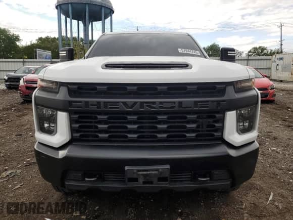 2022 Chevrolet Silverado 2500HD Work Truck with VIN 1GC2WLE76NF159589, listed as a Copart auction lot 57944745 with 79,551 mi miles and Salvage title. Bid and sale history available at DreamBid. Image 5.