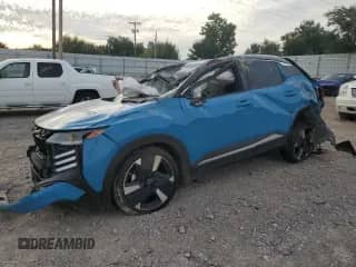 2025 Nissan Kicks SR with VIN 3N8AP6DA4SL325279, listed as a Copart auction lot 71809435 with Not provided miles and Salvage title. Bid and sale history available at DreamBid. Image 1.