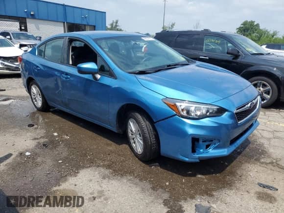 2017 Subaru Impreza Premium with VIN 4S3GKAB64H3615001, listed as a Copart auction lot 66834785 with 165,605 mi miles and Clean title. Bid and sale history available at DreamBid. Image 4.