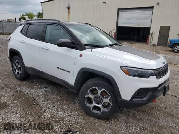 2022 Jeep Compass Trailhawk с VIN 3C4NJDDB2NT161918, выставлен на аукционе Copart как лот 63534165 с пробегом 72 490 миль миль и Списание • Salvage title. История ставок и продаж доступна на DreamBid. Изображение 4.