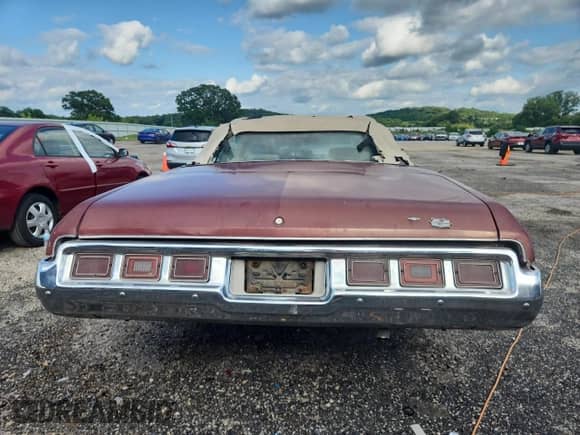 1973 Chevrolet Caprice с VIN 1N67R3S141526, выставлен на аукционе Copart как лот 69729605 с пробегом 23 489 миль миль и Чистый • Clean title. История ставок и продаж доступна на DreamBid. Изображение 6.