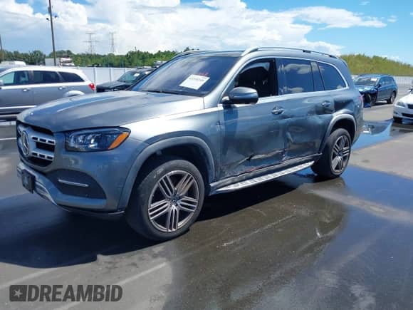 2022 Mercedes-Benz GLS 450 с VIN 4JGFF5KE4NA625156, выставлен на аукционе IAAI как лот 43310249 с пробегом 19 950 миль миль и . История ставок и продаж доступна на DreamBid. Изображение 2.