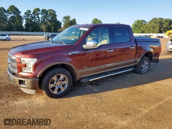 2016 Ford F-150 Lariat with VIN 1FTEW1CG0GKD36796, listed as a Copart auction lot 84236285 with 121,338 mi miles and Salvage title. Bid and sale history available at DreamBid. Image 1.