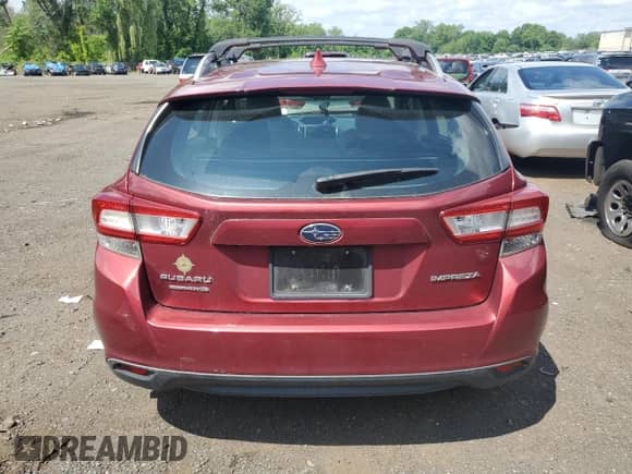 2018 Subaru Impreza Premium with VIN 4S3GTAD64J3732562, listed as a Copart auction lot 63489395 with Not provided miles and Salvage title. Bid and sale history available at DreamBid. Image 6.