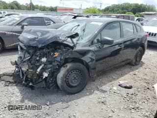 2022 Subaru Impreza with VIN 4S3GTAB60N3716187, listed as a Copart auction lot 54585635 with 57,834 mi miles and Salvage title. Bid and sale history available at DreamBid. Image 1.