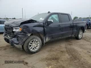 2022 Chevrolet Silverado 1500 LT with VIN 3GCPDDEK6NG606555, listed as a Copart auction lot 60411035 with 21,361 mi miles and Non repairable. Bid and sale history available at DreamBid. Image 1.