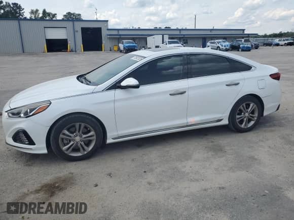 2018 Hyundai Sonata Sport with VIN 5NPE34AFXJH701320, listed as a Copart auction lot 70502525 with 90,837 mi miles and Salvage title. Bid and sale history available at DreamBid. Image 1.