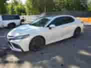 2022 Toyota Camry XSE with VIN 4T1K61BK3NU054786, listed as a Copart auction lot 62758665 with 62,654 mi miles and Salvage title. Bid and sale history available at DreamBid. Image 1.