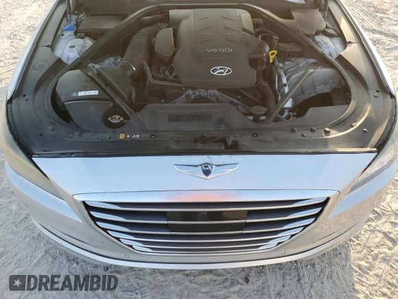 2015 Hyundai Genesis 3.8L z VIN KMHGN4JE5FU069927, wystawiony jako Copart lot #74990854 z przebiegiem 62 641 mil mil oraz Szkoda całkowita • Salvage title. Historia ofert i sprzedaży dostępna na DreamBid. Obrazek 11.