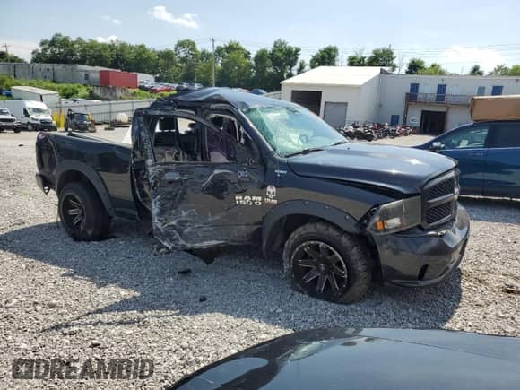 2016 Ram 1500 Express with VIN 1C6RR7FT8GS372781, listed as a Copart auction lot 67006945 with 146,308 mi miles and Salvage title. Bid and sale history available at DreamBid. Image 4.