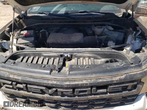 2024 Chevrolet Silverado 1500 Custom Trail Boss with VIN 3GCUDCED0RG182505, listed as a Copart auction lot 56726525 with 25,444 mi miles and Salvage title. Bid and sale history available at DreamBid. Image 11.