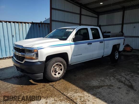 2019 Chevrolet Silverado 1500 Work Truck z VIN 2GCVKNEC9K1189979, wystawiony jako Copart lot #71775245 z przebiegiem 117 248 mil mil oraz Szkoda całkowita • Salvage title. Historia ofert i sprzedaży dostępna na DreamBid. Obrazek 1.