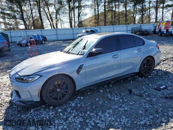 2022 BMW M3 с VIN WBS53AY00NFL69414, выставлен на аукционе Copart как лот 49531325 с пробегом 20 837 миль миль и Списание • Salvage title. История ставок и продаж доступна на DreamBid. Изображение 1.